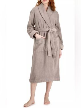 Hotel Collection Turkish Cotton Shawl Collar Robe Size L/XL